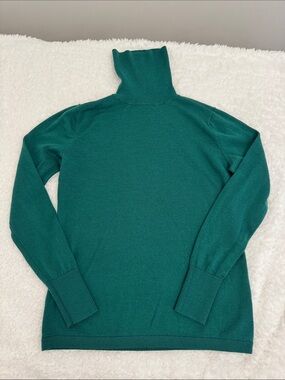 1901 Teal Green Turtleneck Sweater